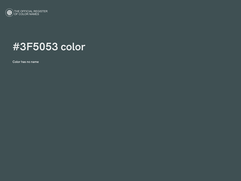 #3F5053 color image