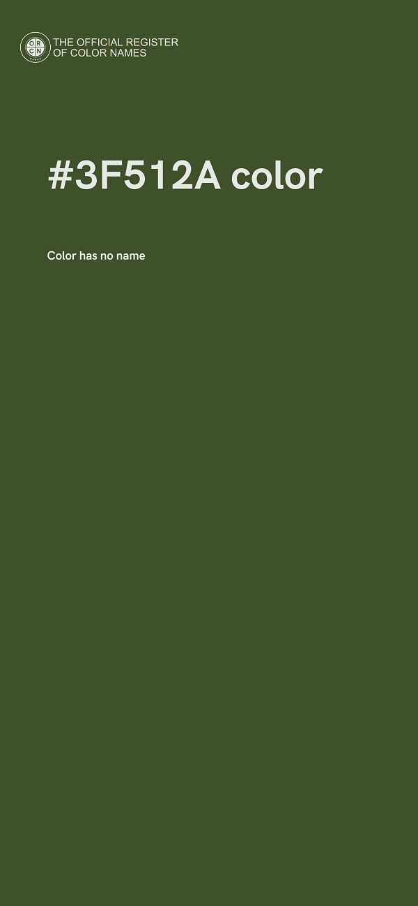 #3F512A color image