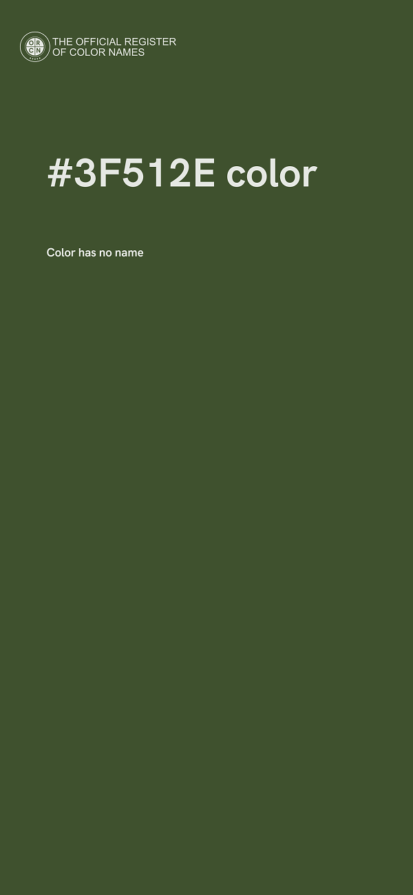 #3F512E color image