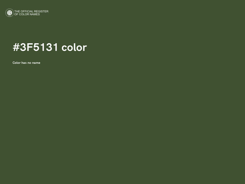 #3F5131 color image