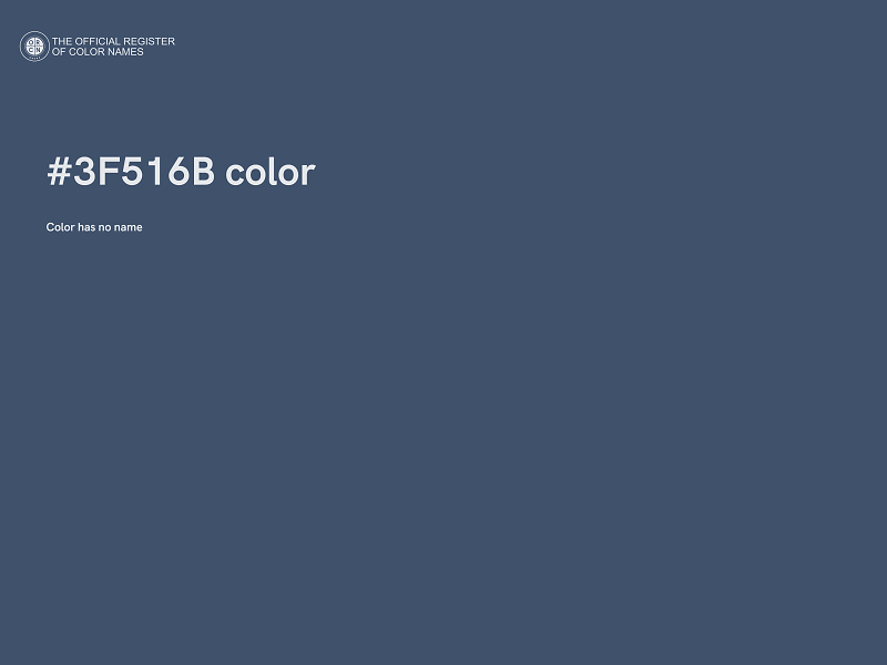 #3F516B color image