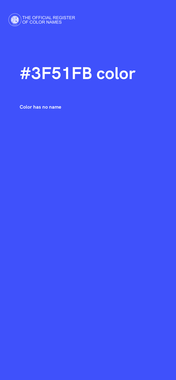 #3F51FB color image