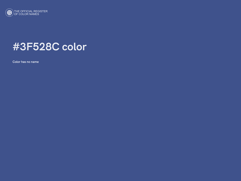 #3F528C color image