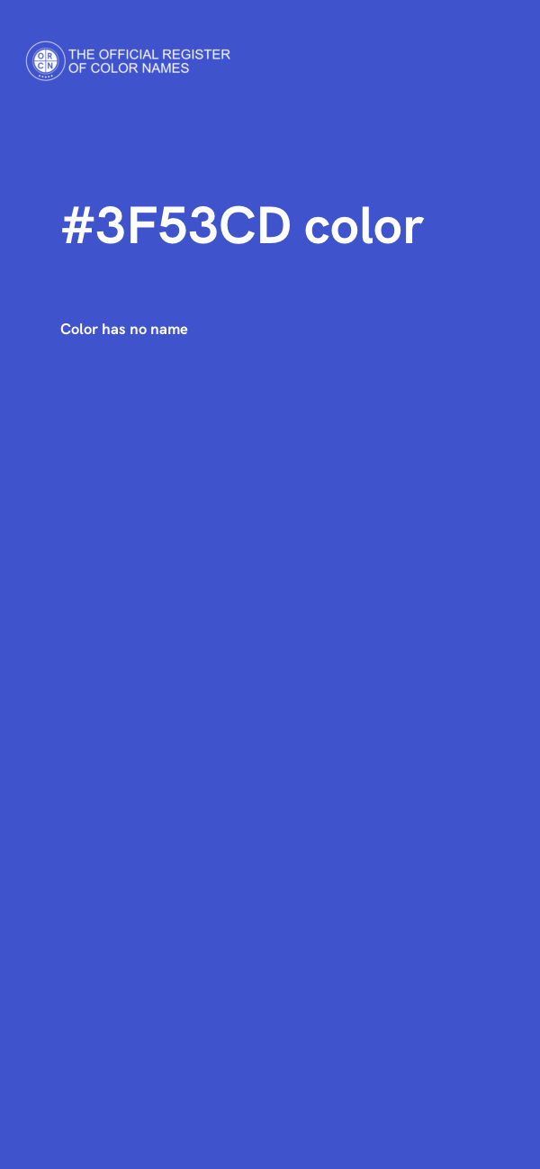 #3F53CD color image