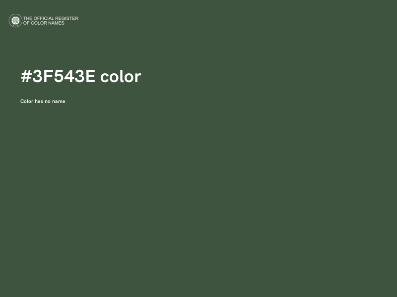 #3F543E color image