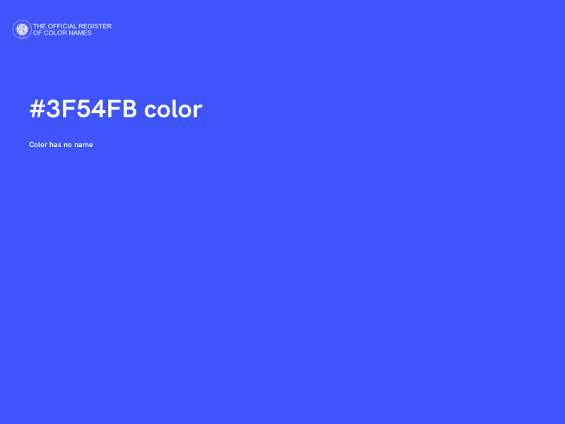 #3F54FB color image