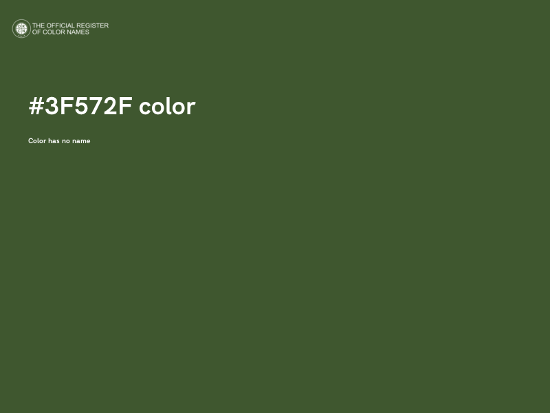 #3F572F color image