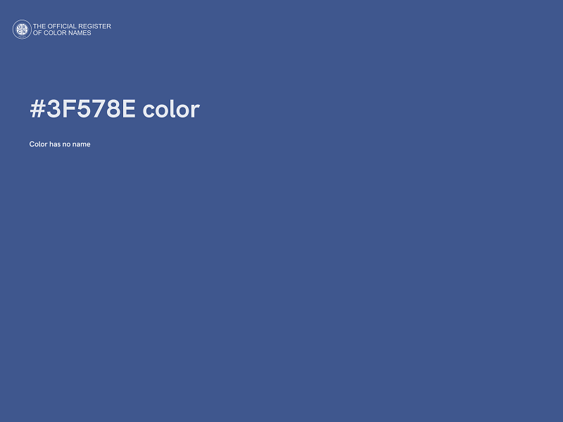#3F578E color image