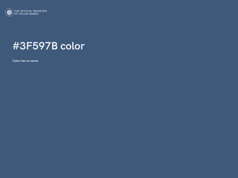#3F597B color image