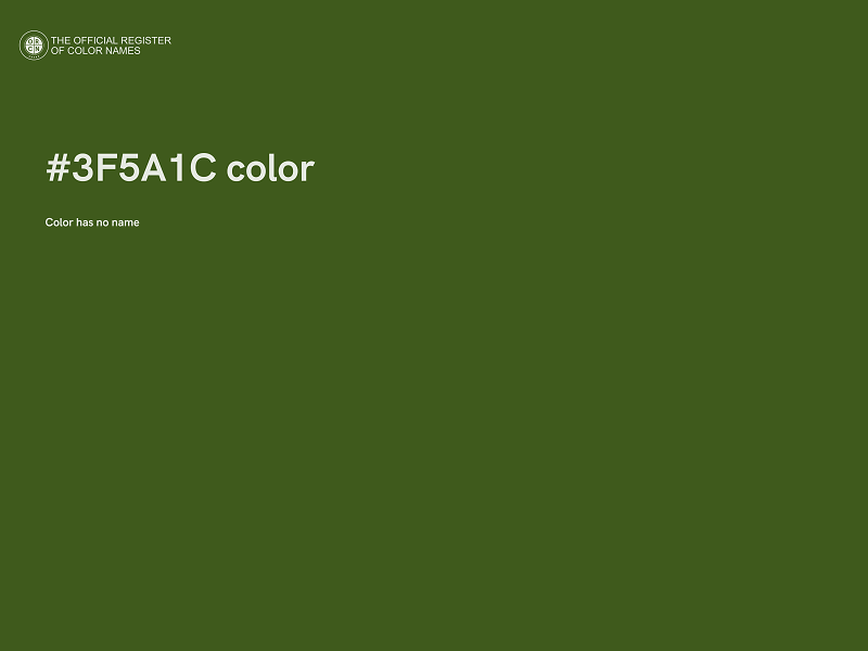 #3F5A1C color image