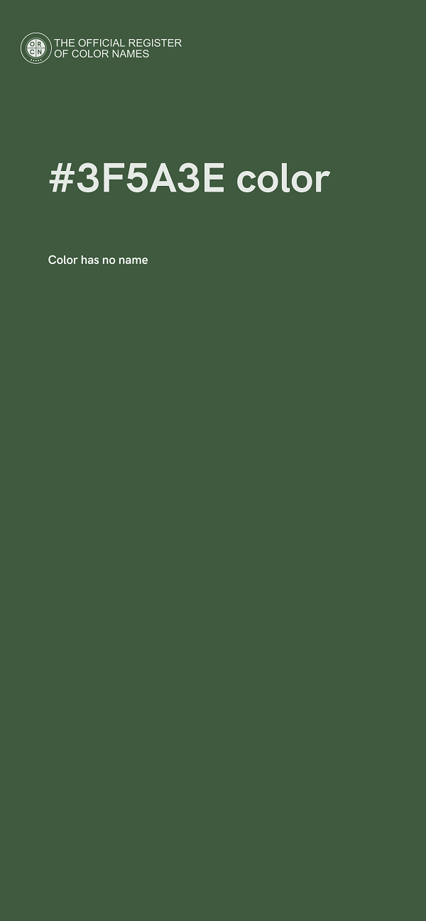 #3F5A3E color image