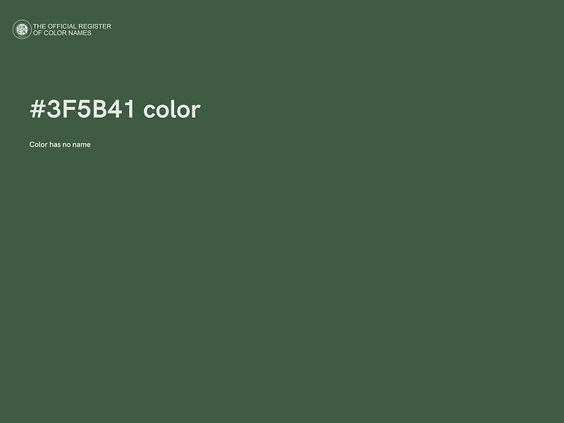 #3F5B41 color image
