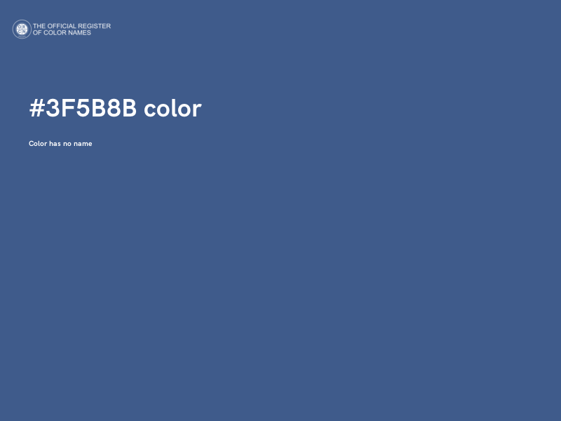 #3F5B8B color image