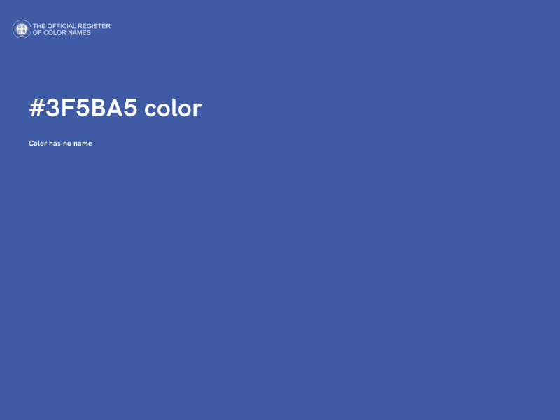 #3F5BA5 color image