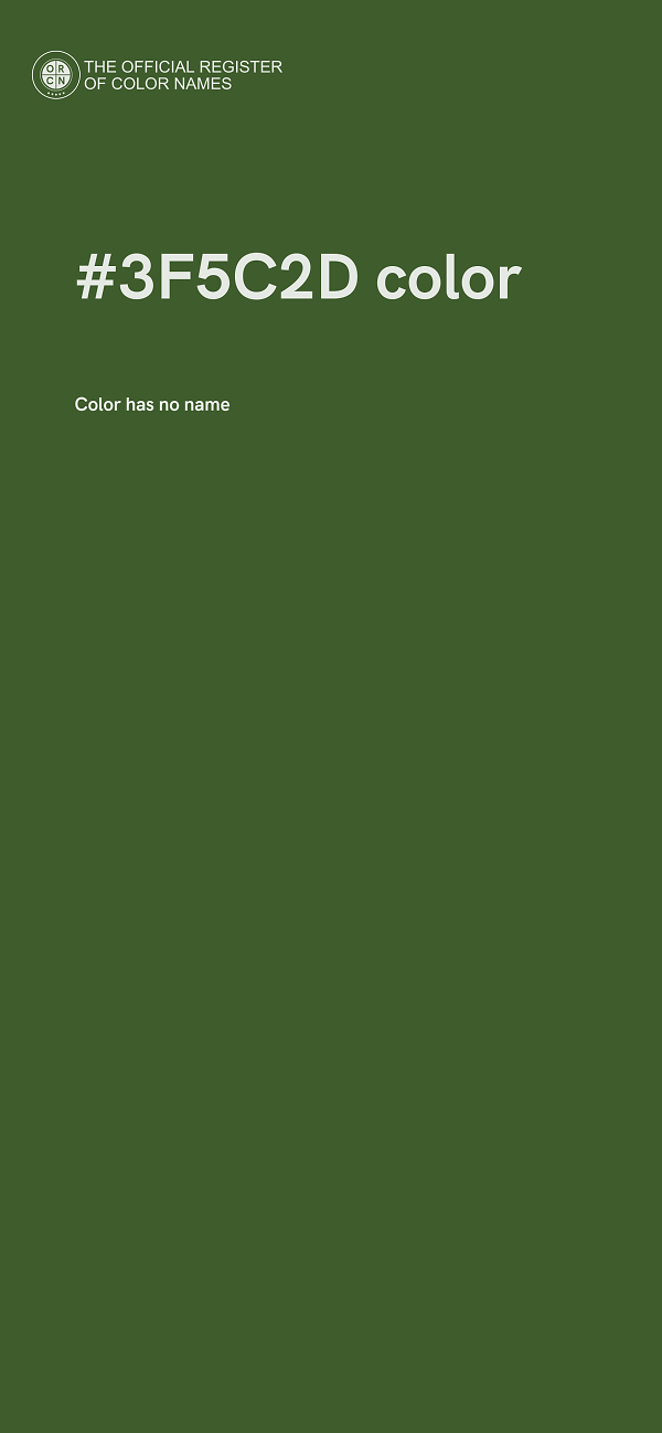 #3F5C2D color image