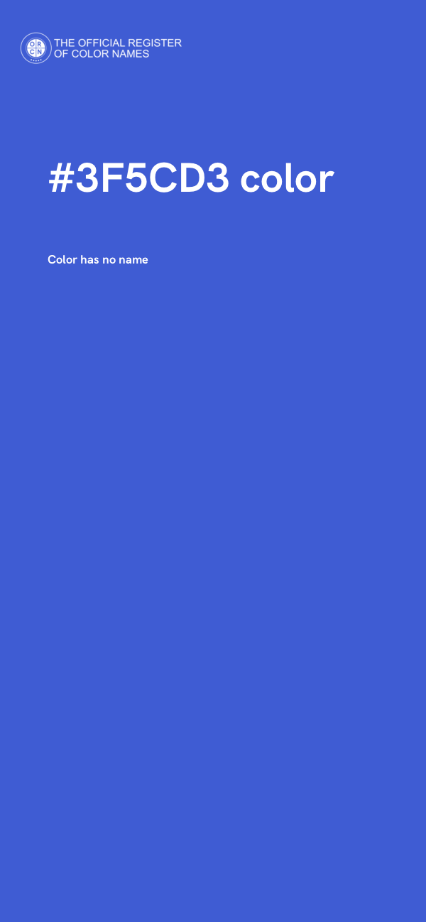 #3F5CD3 color image