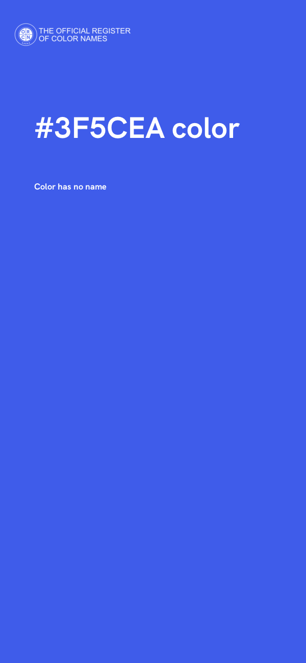 #3F5CEA color image