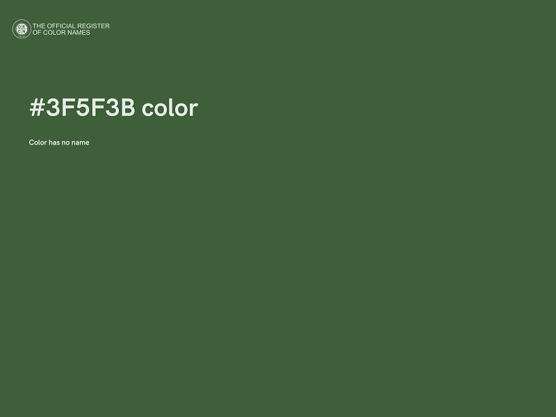 #3F5F3B color image