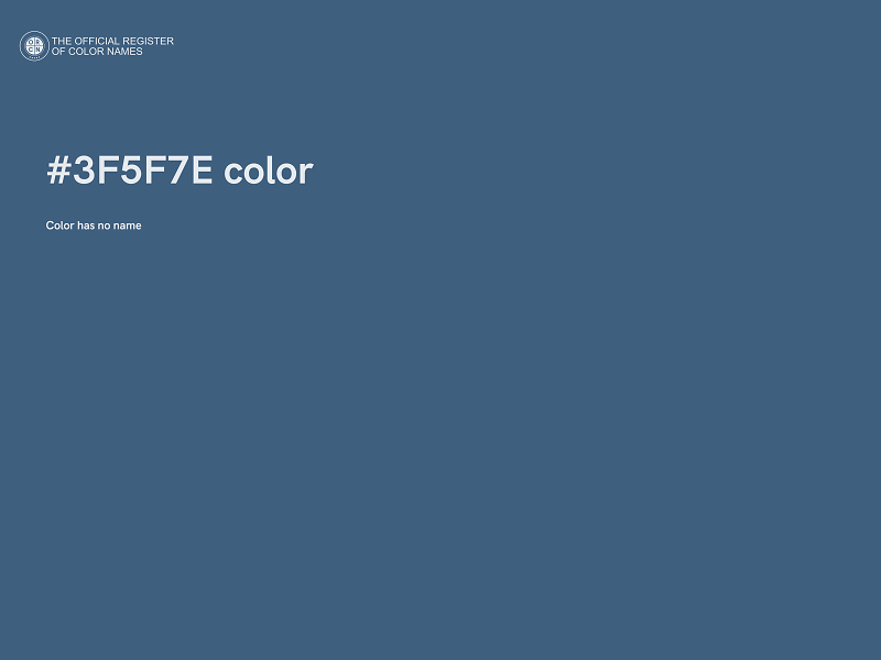 #3F5F7E color image
