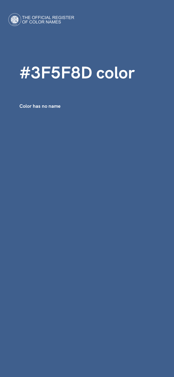 #3F5F8D color image