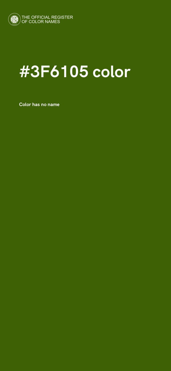 #3F6105 color image