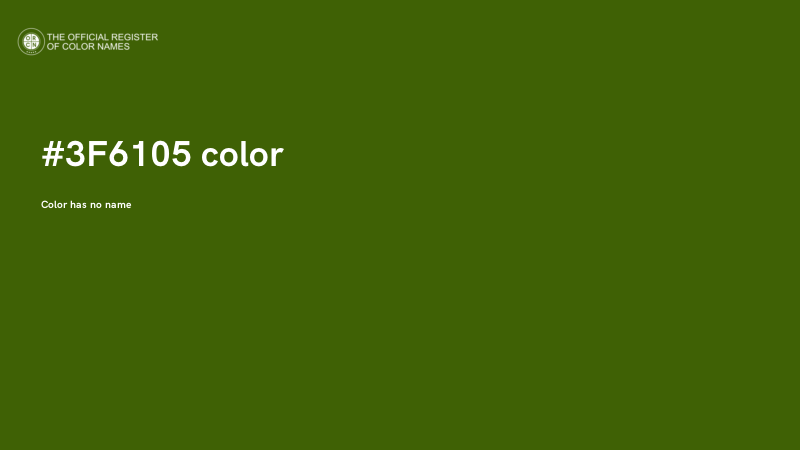 #3F6105 color image