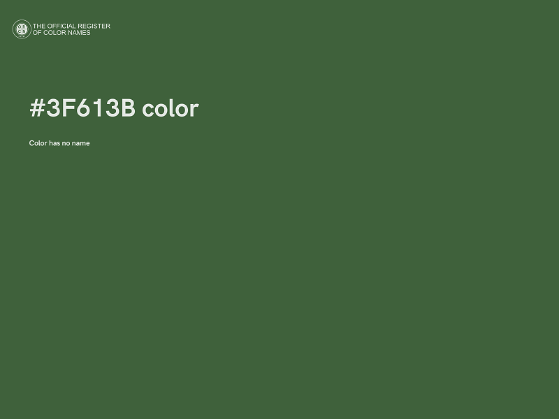 #3F613B color image