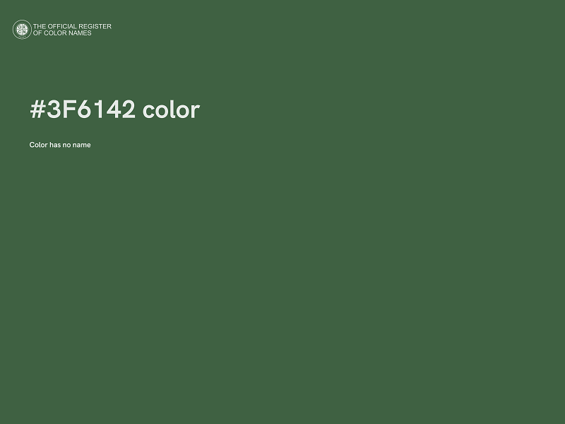 #3F6142 color image