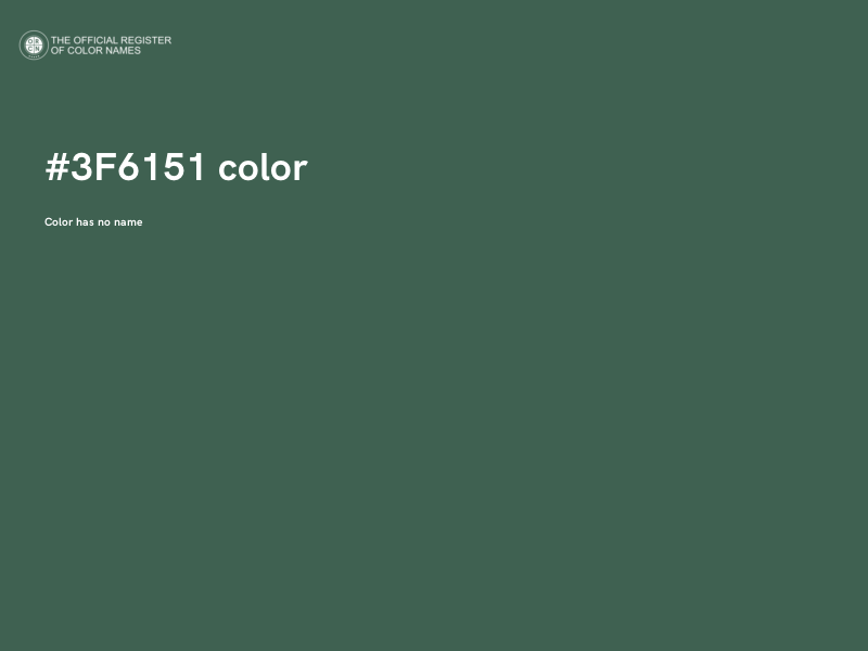 #3F6151 color image