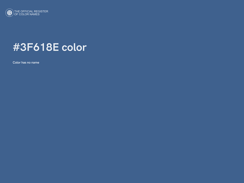 #3F618E color image