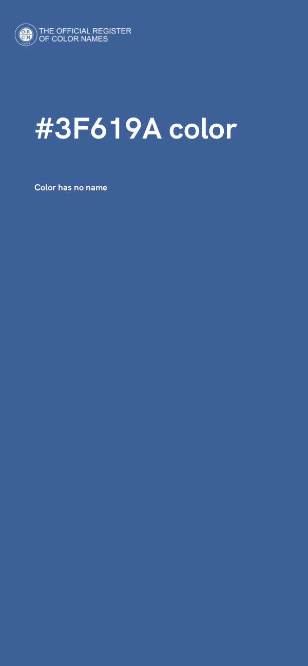 #3F619A color image
