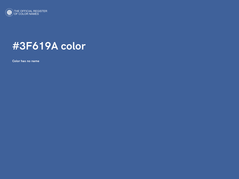 #3F619A color image