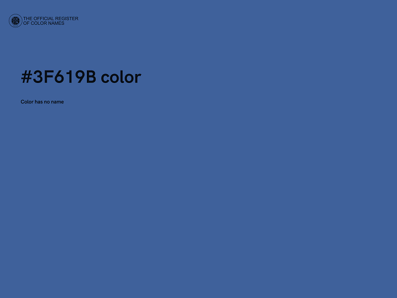 #3F619B color image