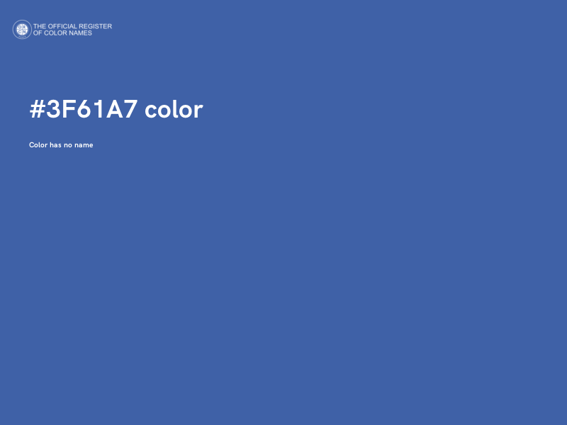 #3F61A7 color image