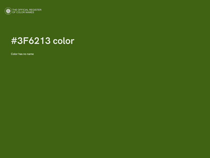 #3F6213 color image