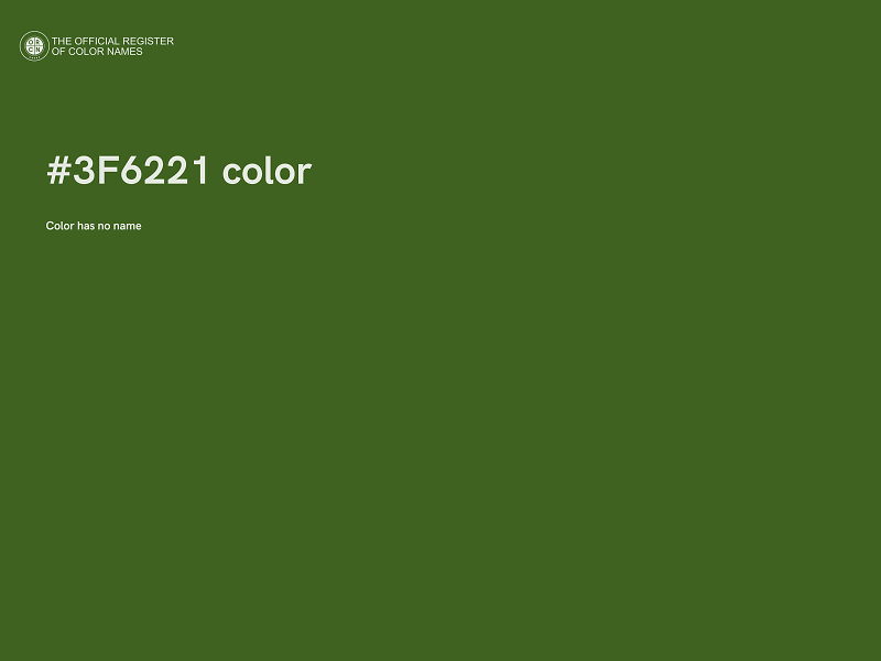 #3F6221 color image