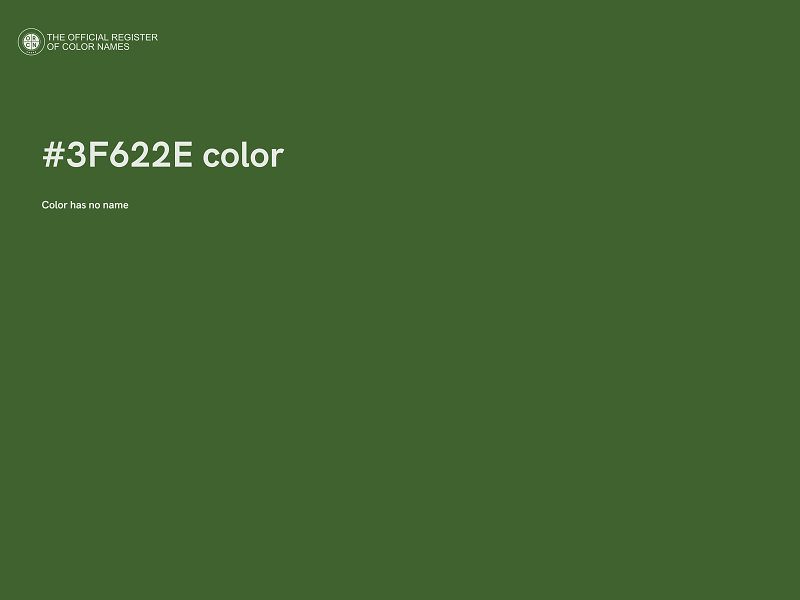 #3F622E color image