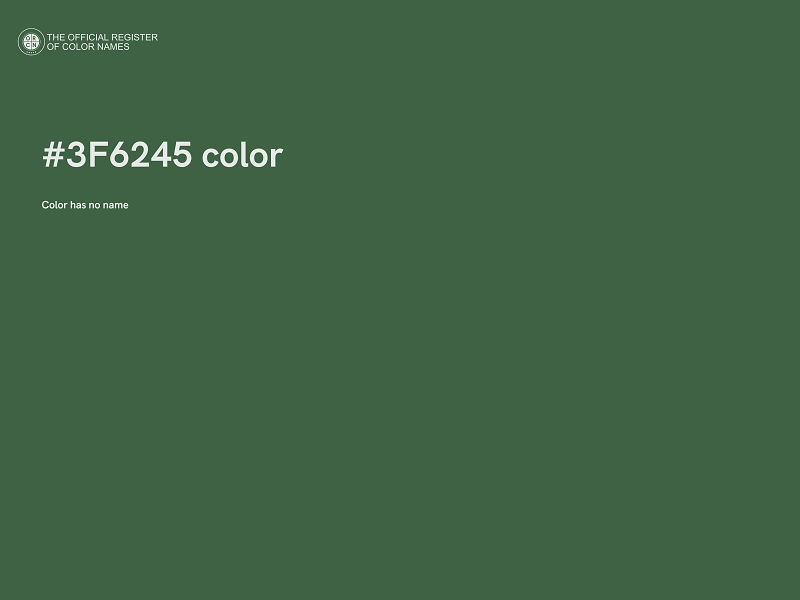 #3F6245 color image