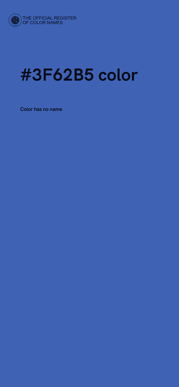 #3F62B5 color image