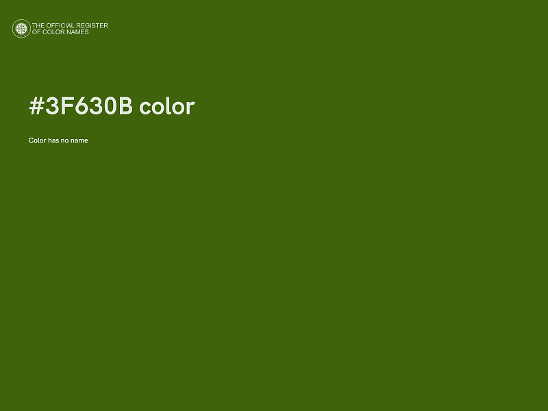 #3F630B color image