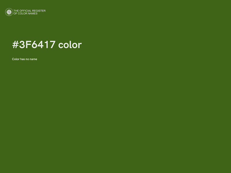 #3F6417 color image