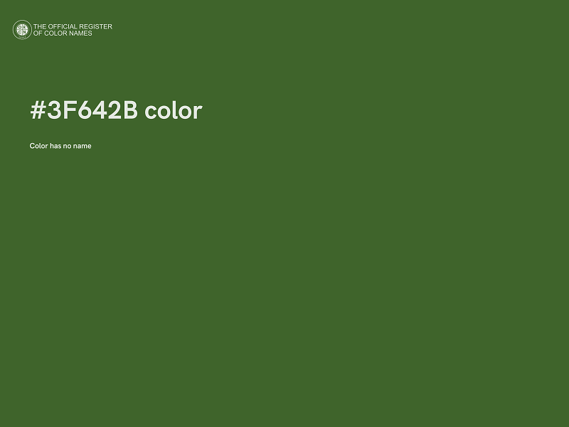 #3F642B color image