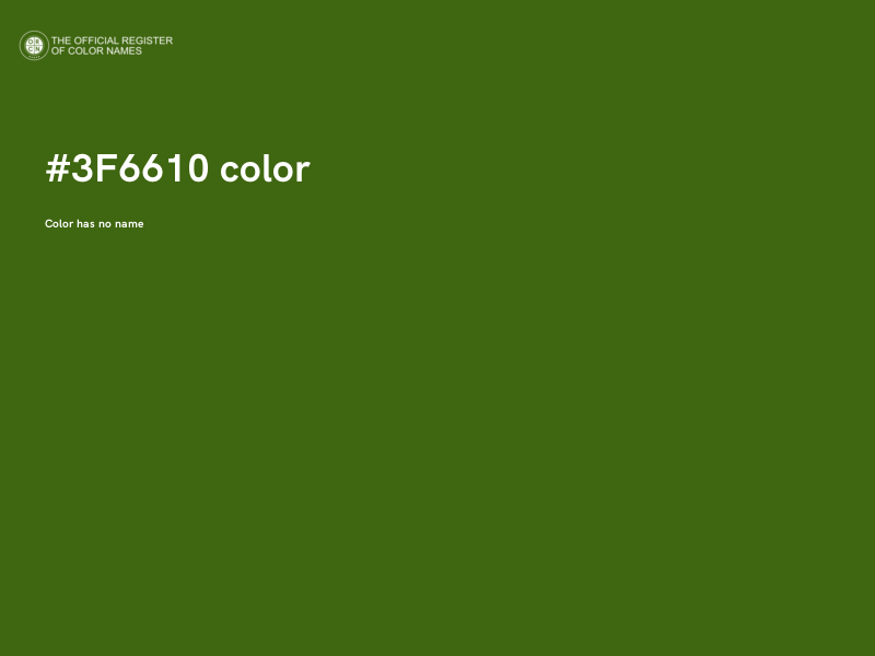 #3F6610 color image
