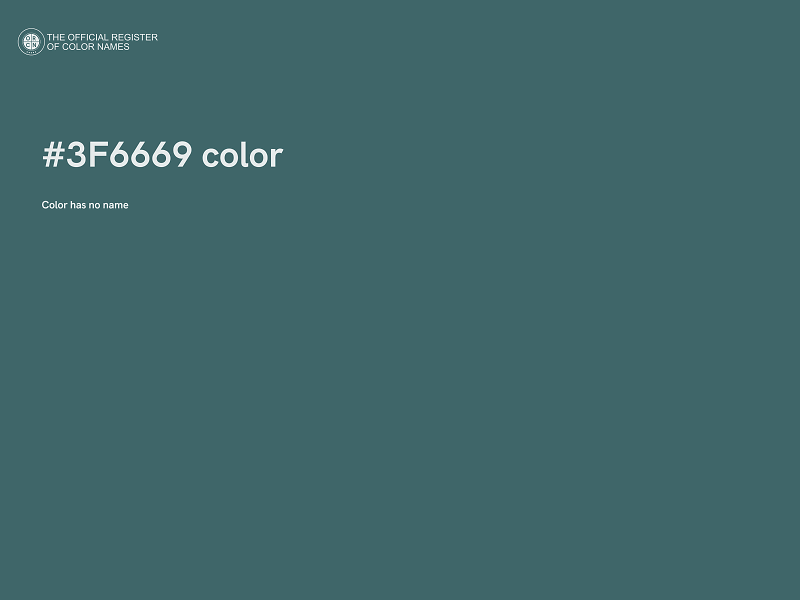 #3F6669 color image