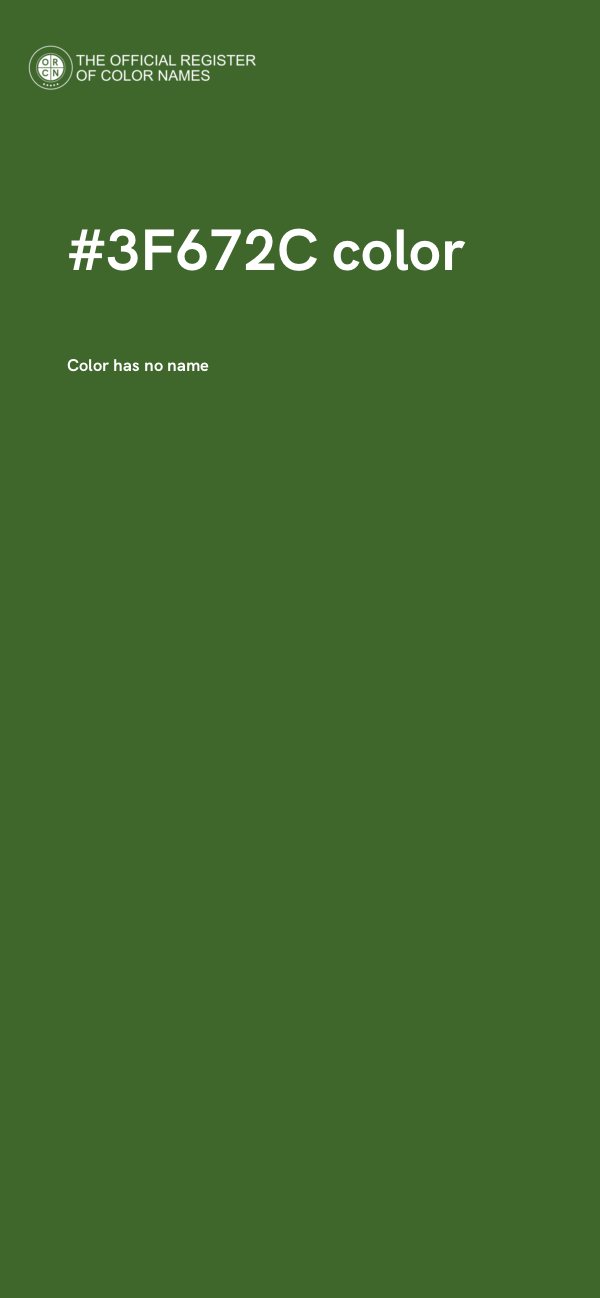 #3F672C color image