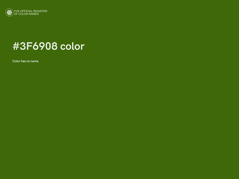 #3F6908 color image