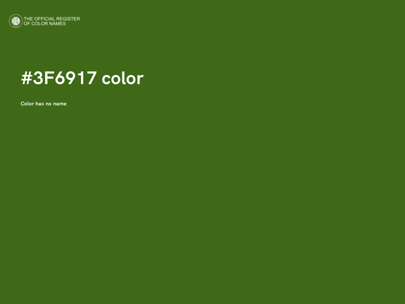 #3F6917 color image