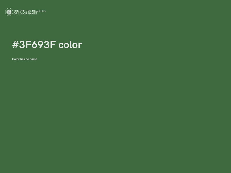 #3F693F color image