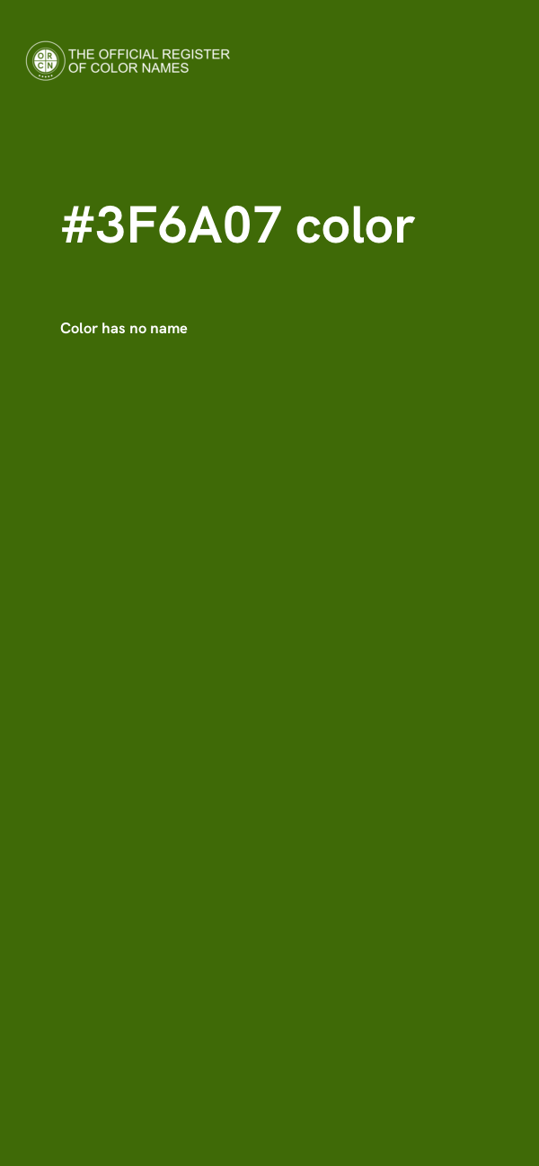 #3F6A07 color image