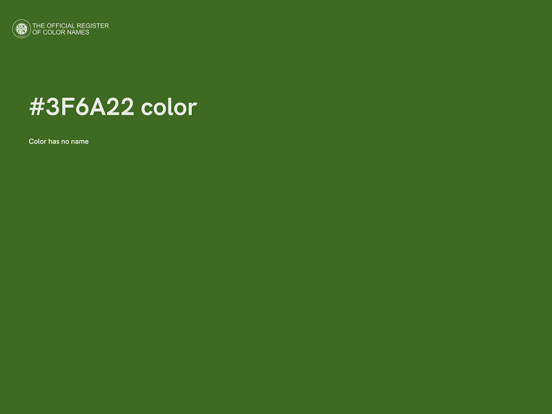 #3F6A22 color image